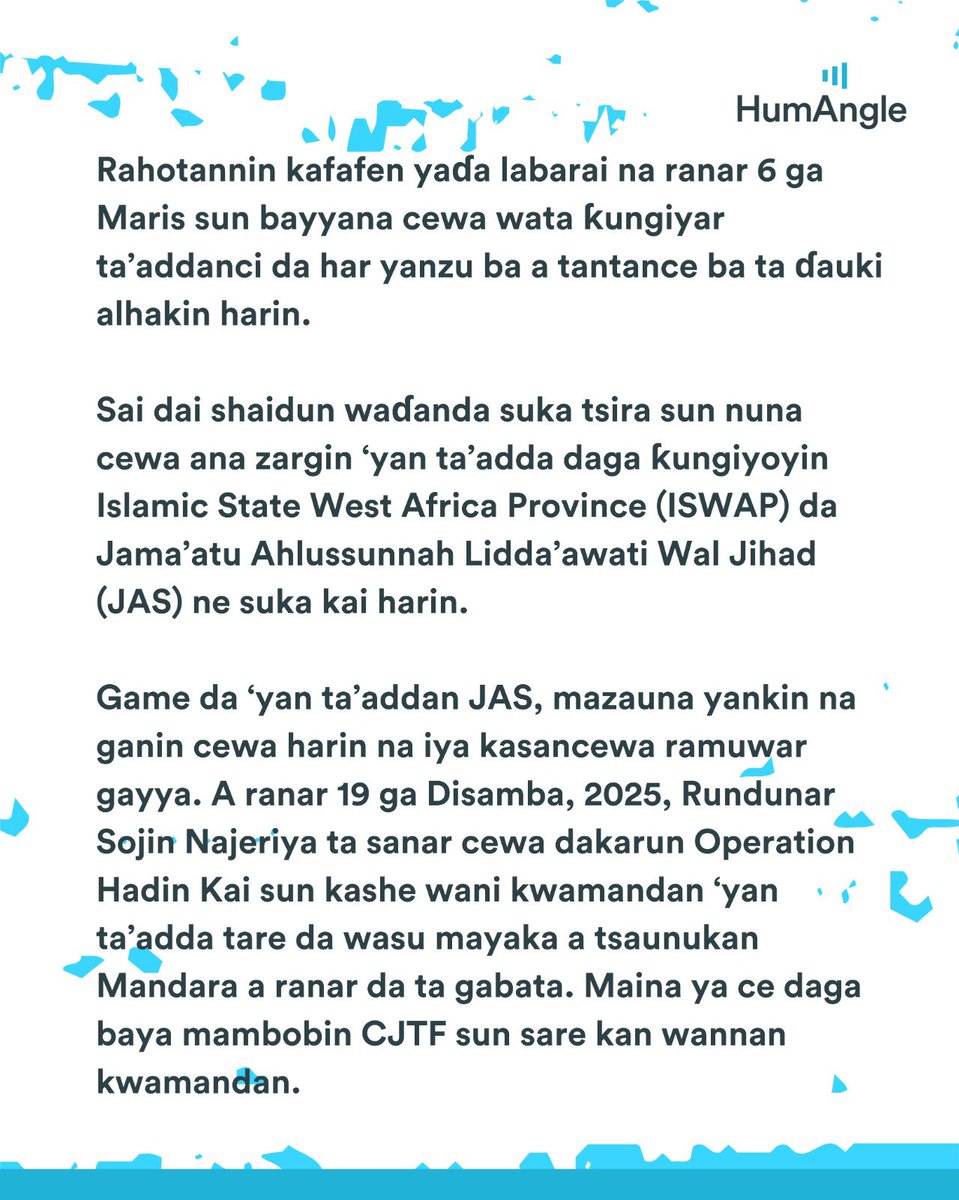 HumAngle Hausa tweet media