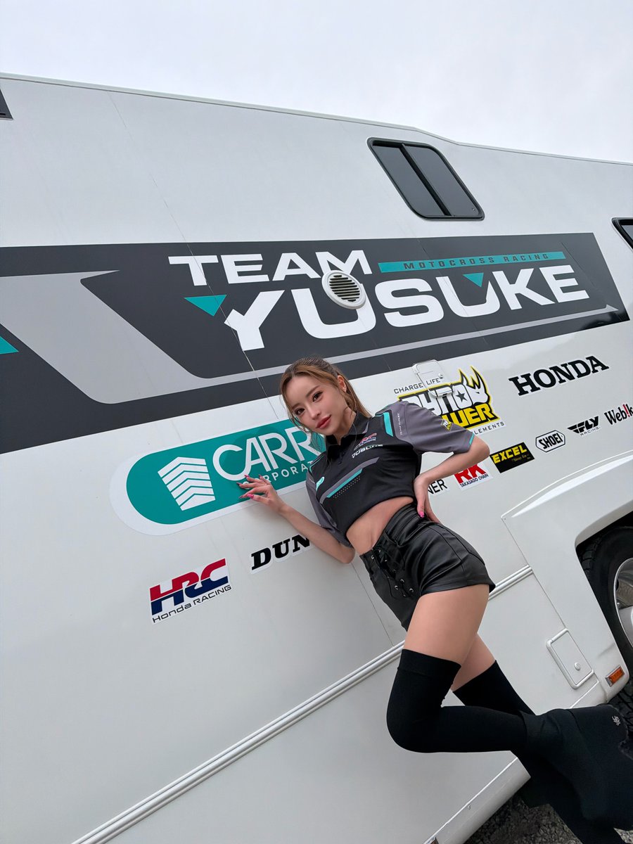 karin_mizuno's tweet image. 現地入りしました❤️‍🔥
日曜日はいよいよ開幕戦🔥
TEAM YUSUKE 110への
熱い応援をよろしくお願いします🙏🔥
#モトクロス
#MX
#JMX
#全日本モトクロス選手権