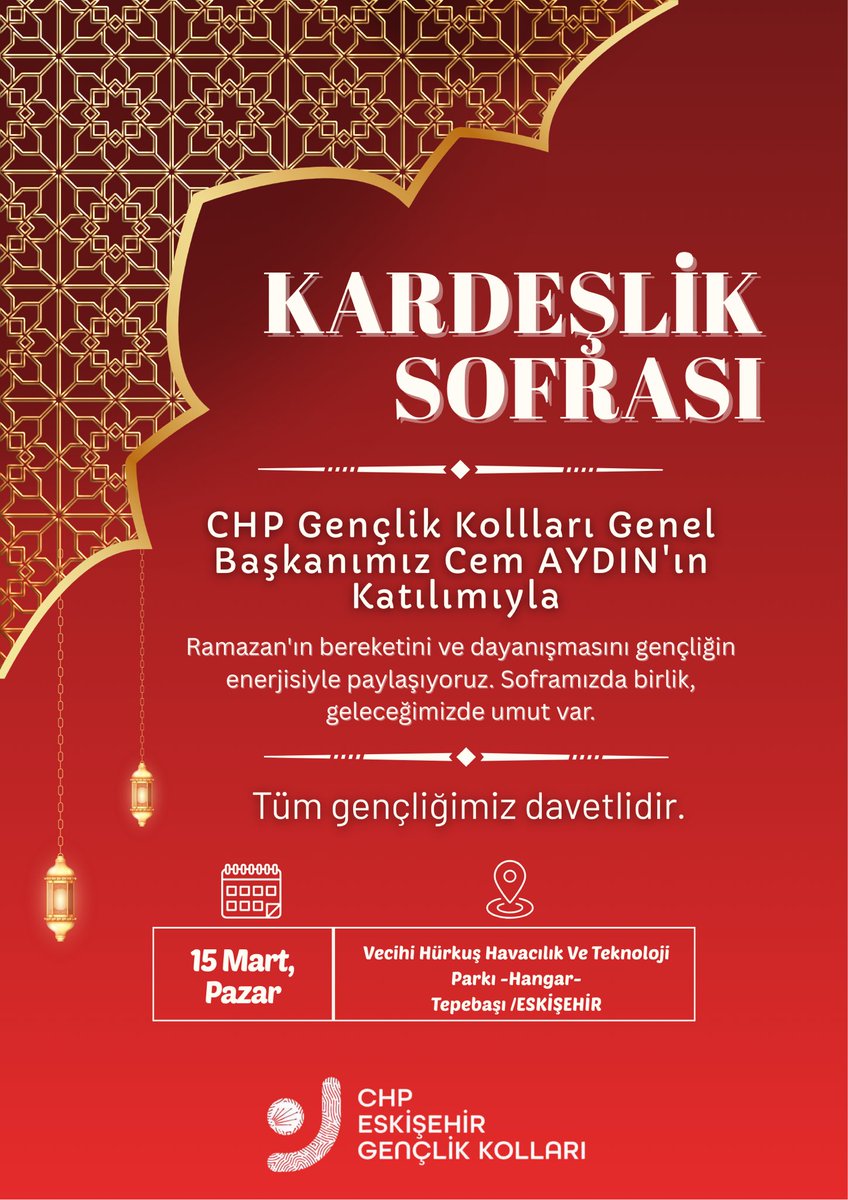 CHP Eskişehir Gençlik Kolları tweet media