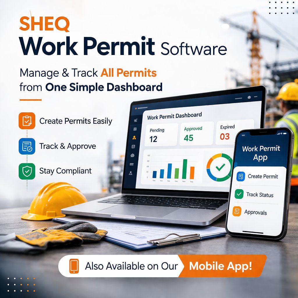 sheq_network's tweet photo. Manage and track all permits easily with SHEQ Work Permit Software— all from one simple dashboard. 📋
📱 Also available on our Work Permit Mobile App for easy on-site access.
IE (+353) 21 4536034
https://t.co/PbaoRVGYAY
#WorkPermitSoftware #SafeWorkPermit https://t.co/9zIAH2eIxR