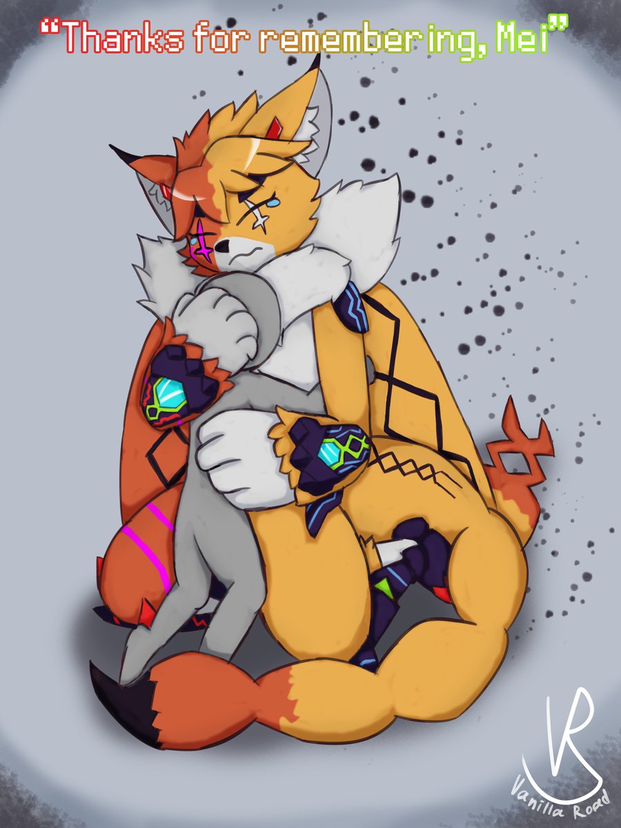 GoVanillaRoadie's tweet photo. Commission by @AnimeXGamer20: The Good Ending
My faith in humanity's been restored with this, really made my day ngl, Thanks for Commissioning me ^_^
#commission #digimon #digimonfanart #furry #anthro #Meicrackmon #MeicrackmonVM #fanart https://t.co/hoQv8ZofJp
