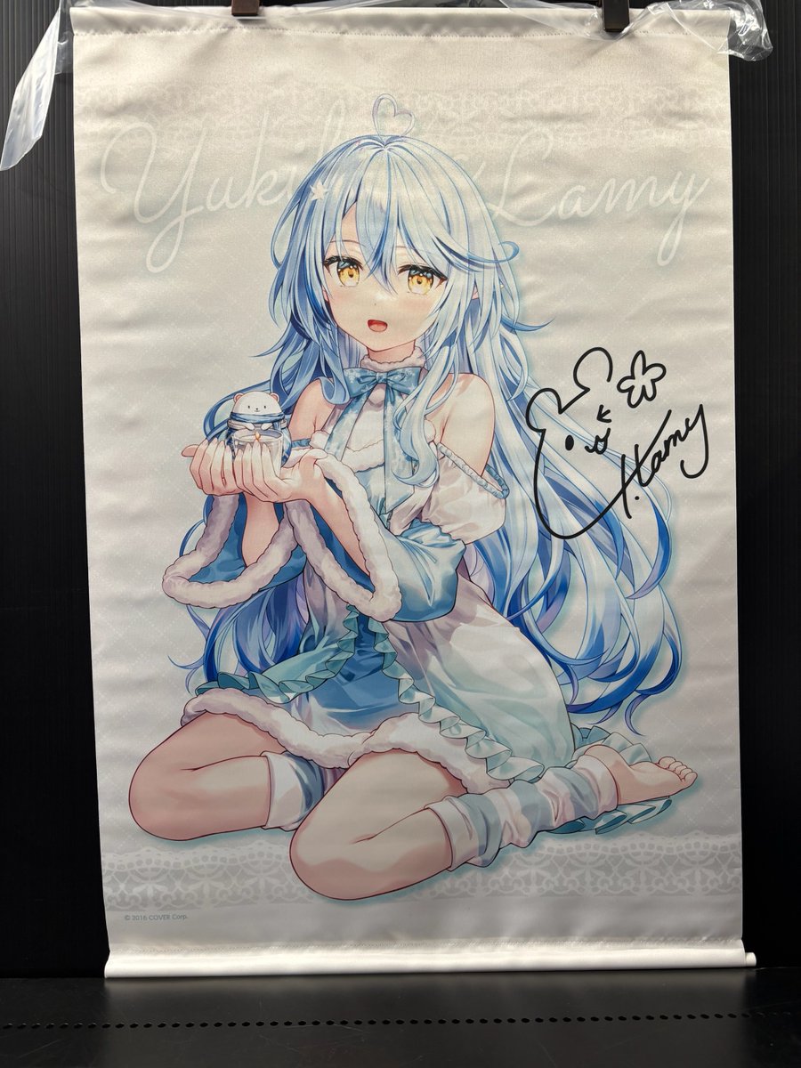 買取情報】 ホロライブ 雪花ラミィ 複製サイン入り BIGタペストリー