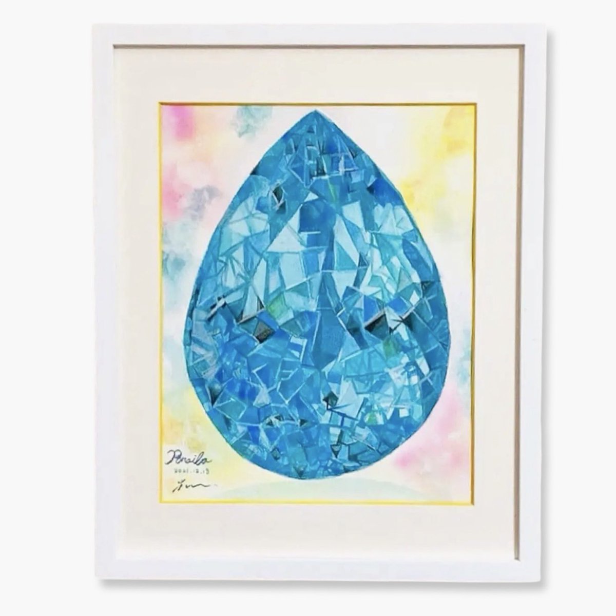 パライバトルマリンの
水彩画描いてみました

見た瞬間に心をつかむネオンブルー

澄んでいるのに強く
静かなのに目を離せない

内側で重なり合う光を織り込んでみました
小さな宝石の内側には深い世界があります

今日もお疲れ様でした✨

#ルース
#宝石の絵