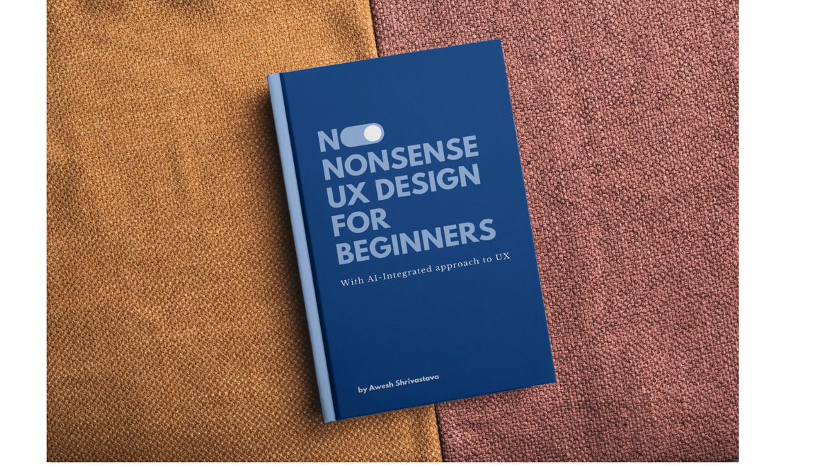 Most UX books are written for people who already know UX.

I wrote mine for everyone else.

The curious career changer. The developer who wants to think like a designer. The student with no idea where to start.

amzn.in/d/0j35zZX0