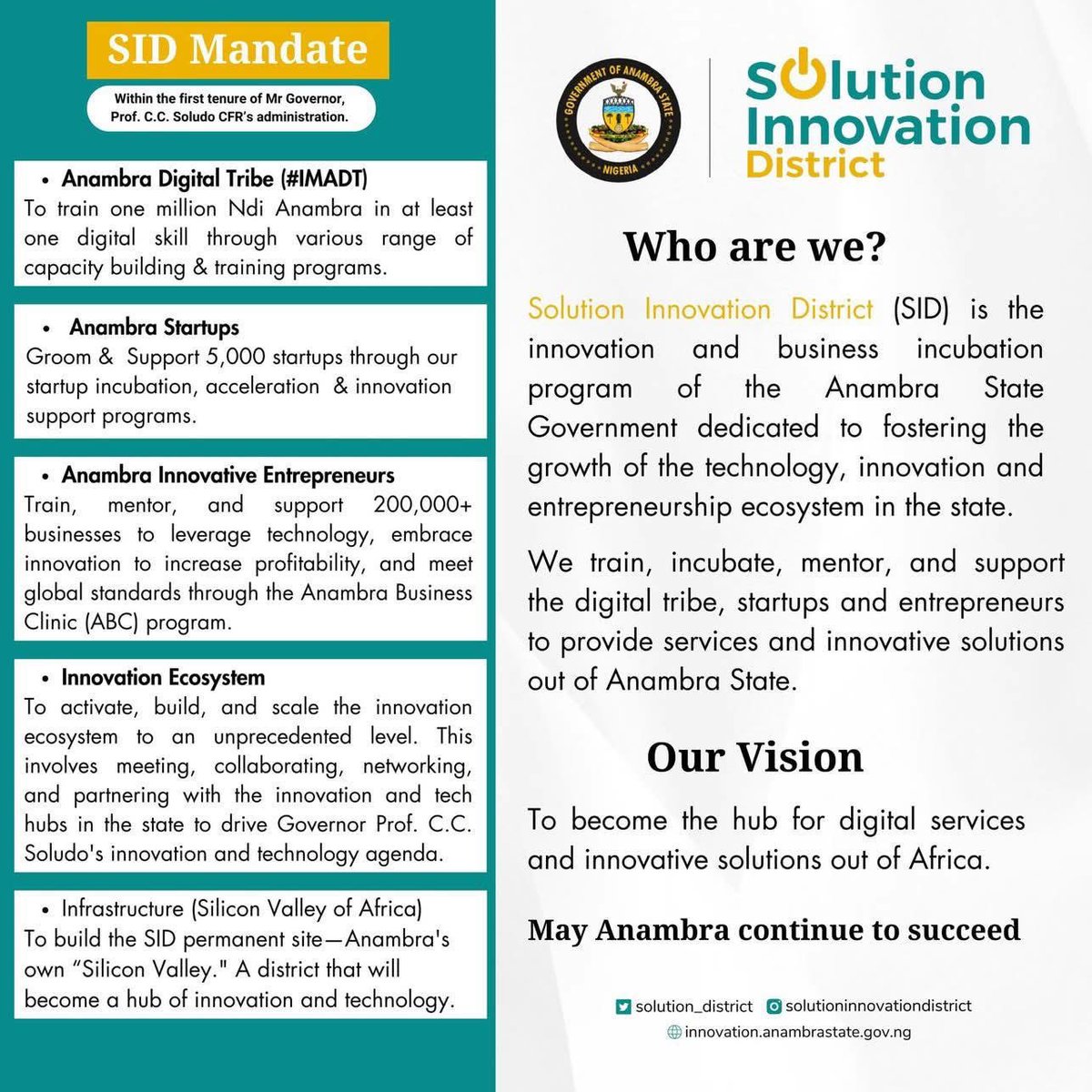 Solution Innovation District (SID) tweet media