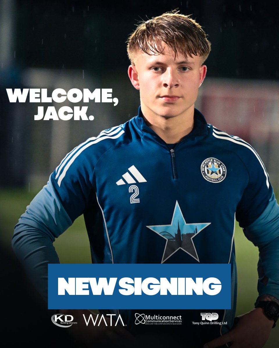 𝗪𝗘𝗟𝗖𝗢𝗠𝗘, 𝗝𝗔𝗖𝗞 𝗟𝗘𝗗𝗚𝗘𝗥. ✍️💙

We are delighted to welcome talented left-back Jack Ledger to NE15, signing from NPL side Consett AFC. 🧣

📰 Reaction from Jack and Brassy here: nbsfc2018.co.uk/post/jack-ledg…

Jack is registered &amp; available for selection ahead of tomorrows