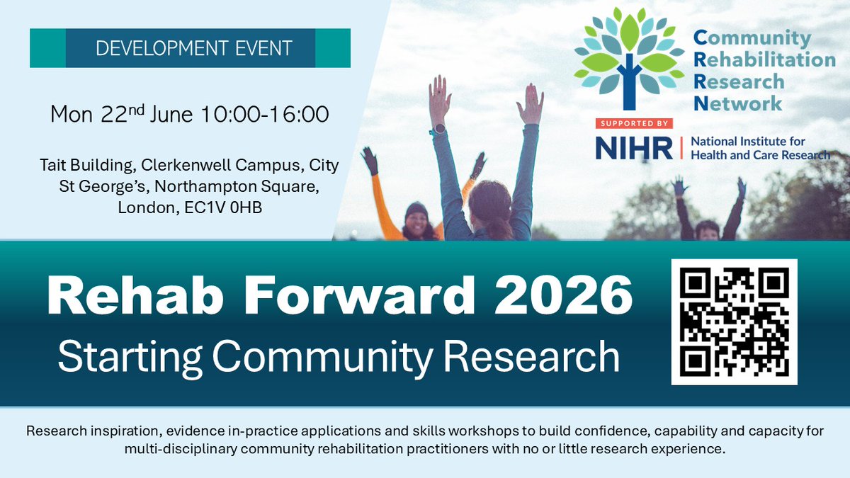 Community Rehabilitation Research Network tweet media