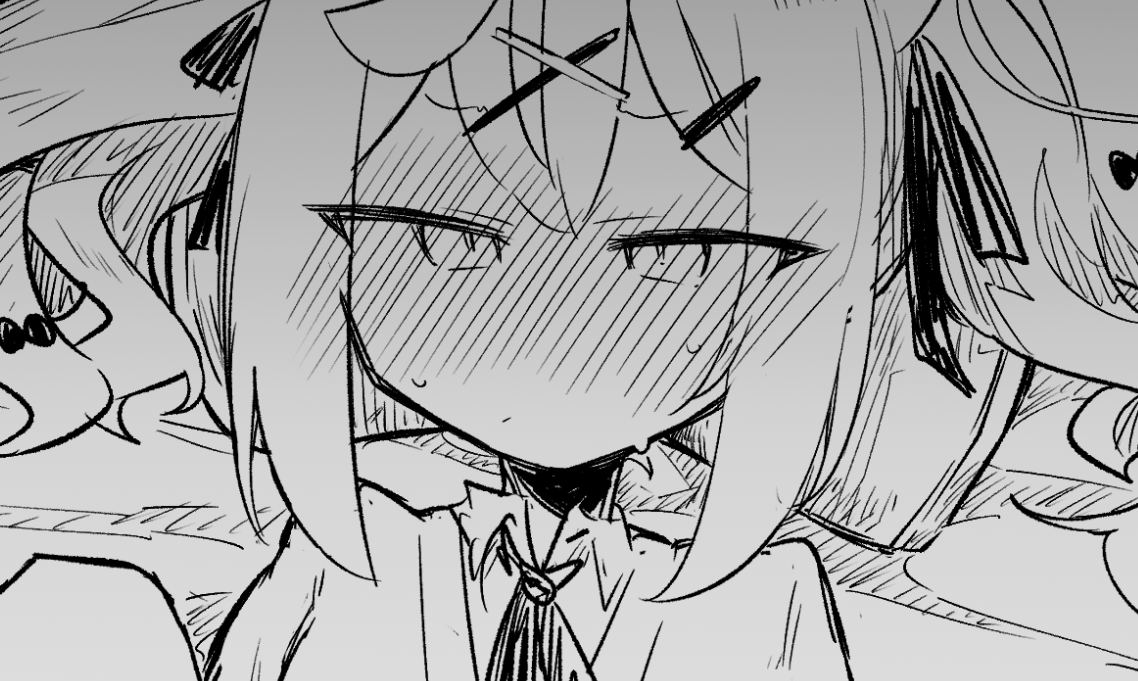 この描きかけのレナちゃんを完成させるときが来たようだな、、、 