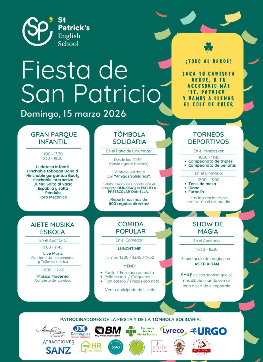 St. Patrick's English School tweet media