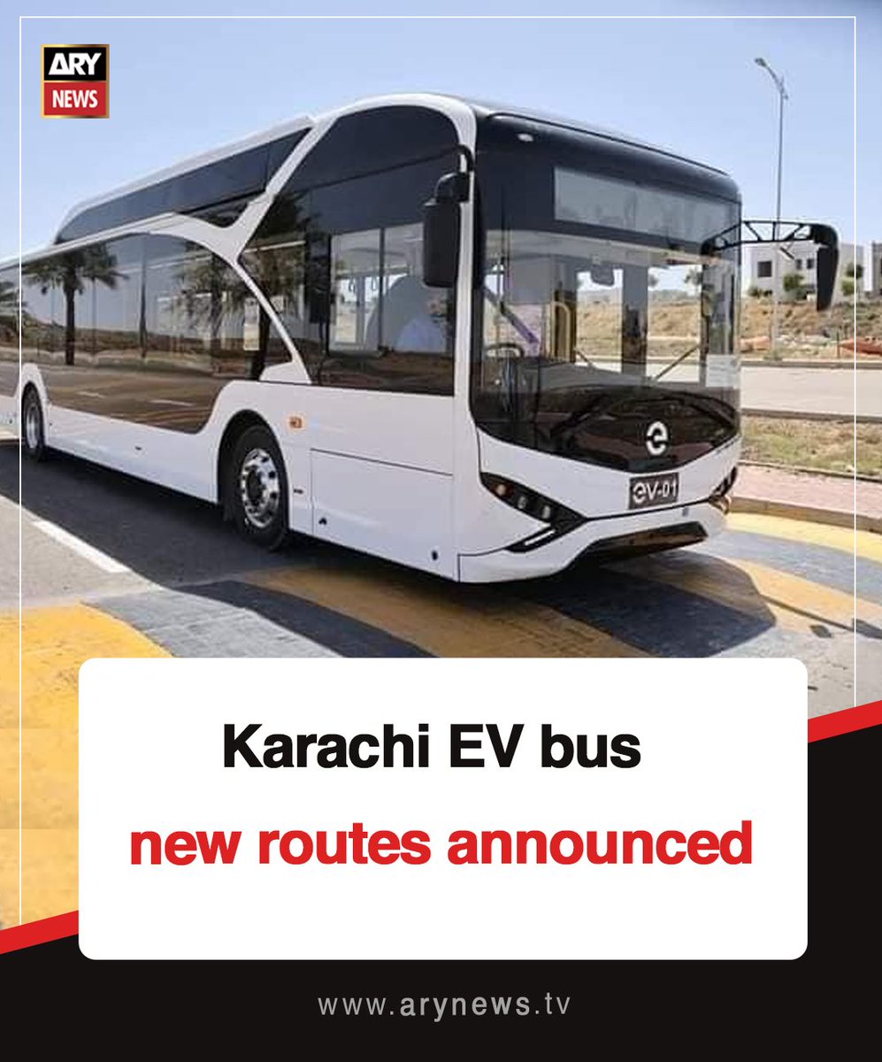 Electric buses in Karachi promoting sustainable transport