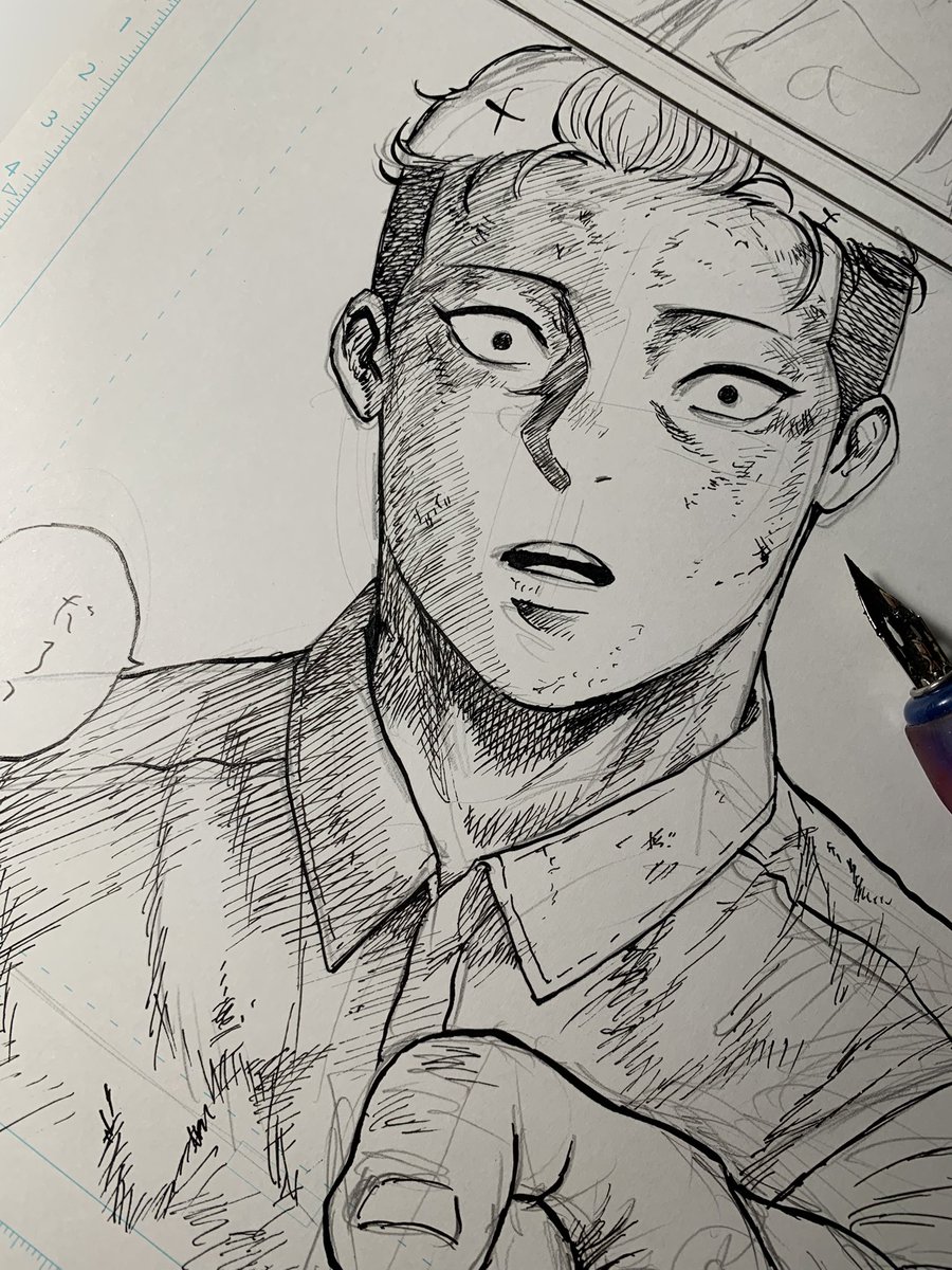最近は人間描くのも楽しいよ^_^ 