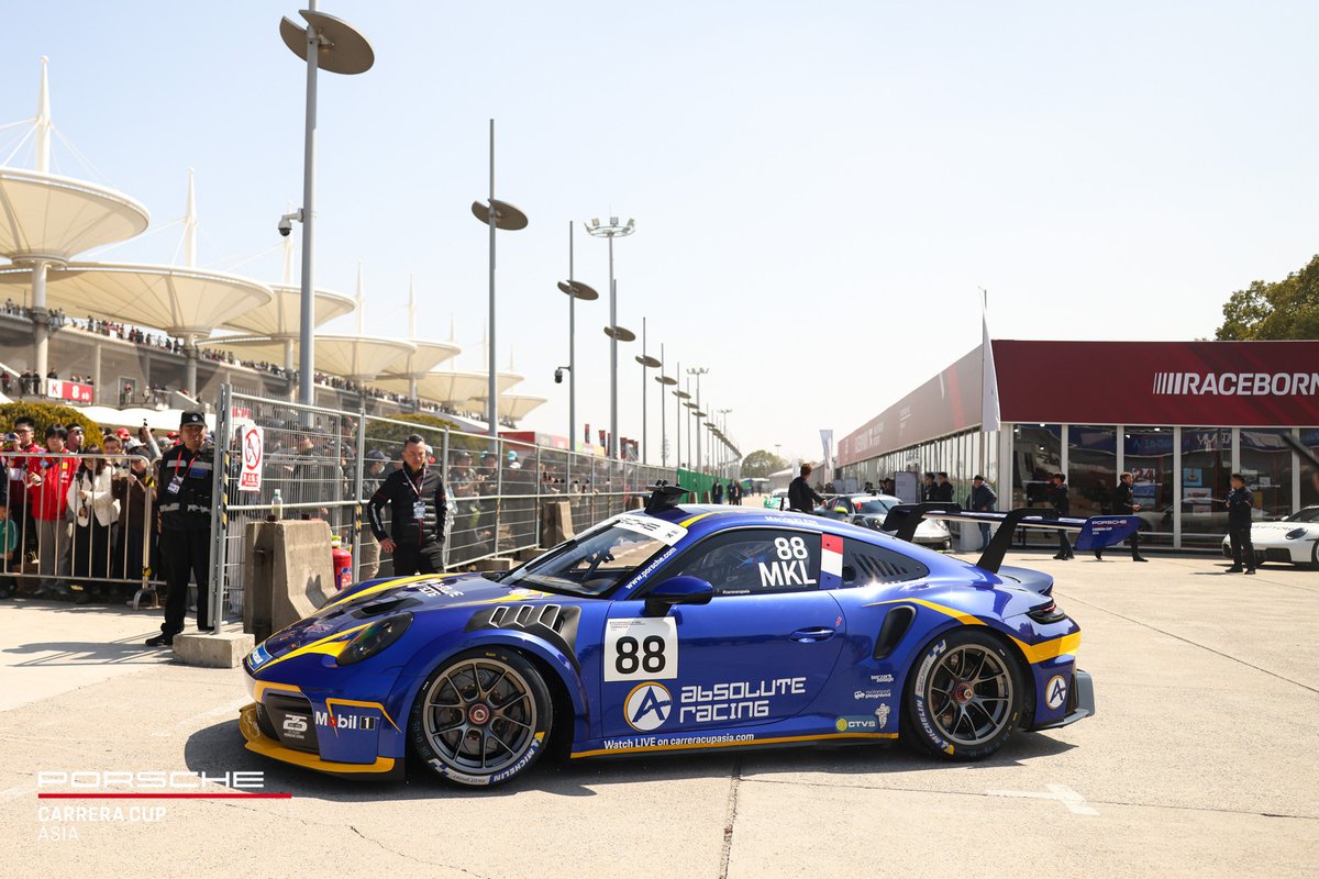 absolute_racing's tweet image. #PCCA - First day on track at the Shanghai International Circuit 🇨🇳

P3 for Marvin Klein, while Montego Maassen set the 12th fastest time.

#AbsoluteRacing #ChineseGP