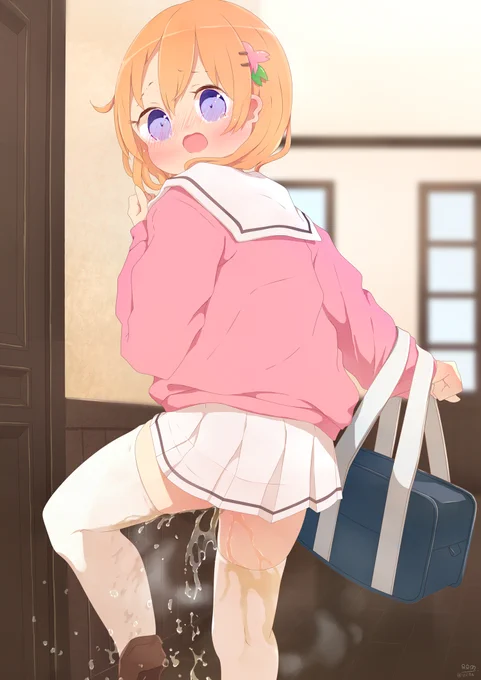 足踏みしながらおもらししちゃったココアさん…