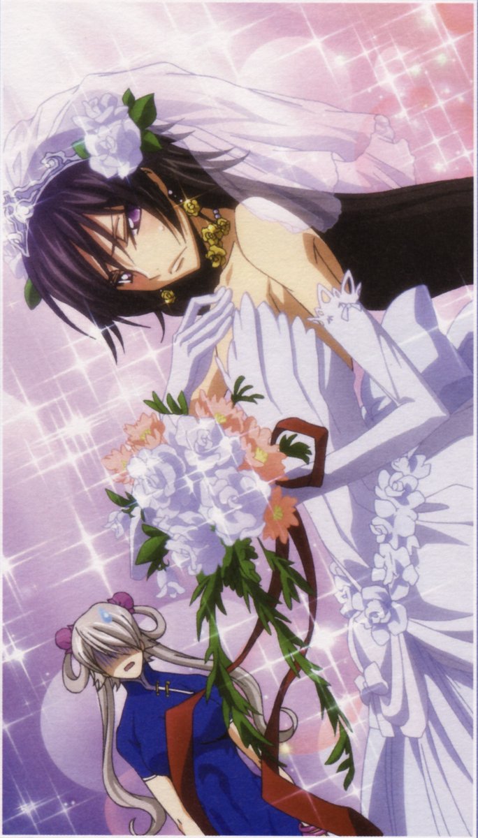 Two in drag (cheerleader &amp; bride)