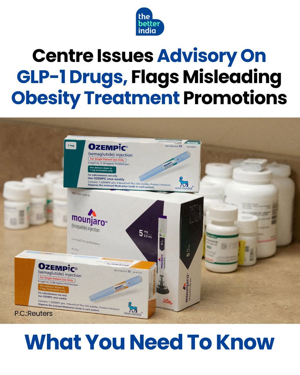 Recent government advisories are cautioning against misleading "miracle" claims online. GLP-1 drugs are powerful medical tools for diabetes and obesity management—not quick fixes.

Remember:
1. Always consult a doctor.
2. Steer clear of influencer "advice" on prescriptions.
3.