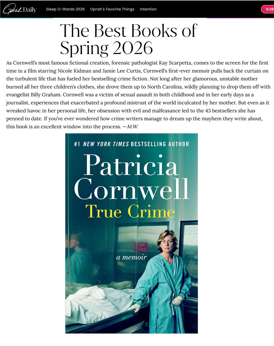 Patricia Cornwell tweet media