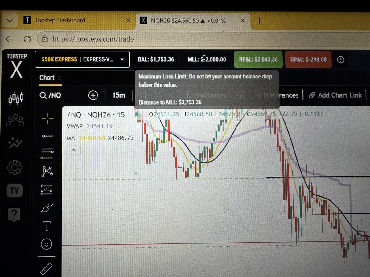 allhailroyaltyy's tweet image. New level unlocked 💕😘🏄🏽‍♀️

#topstep 
#topsteptrader 
#daytrading 
#fundedtrader 
#money
