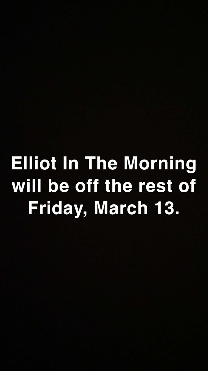 ELLIOT IN THE MORNING tweet media