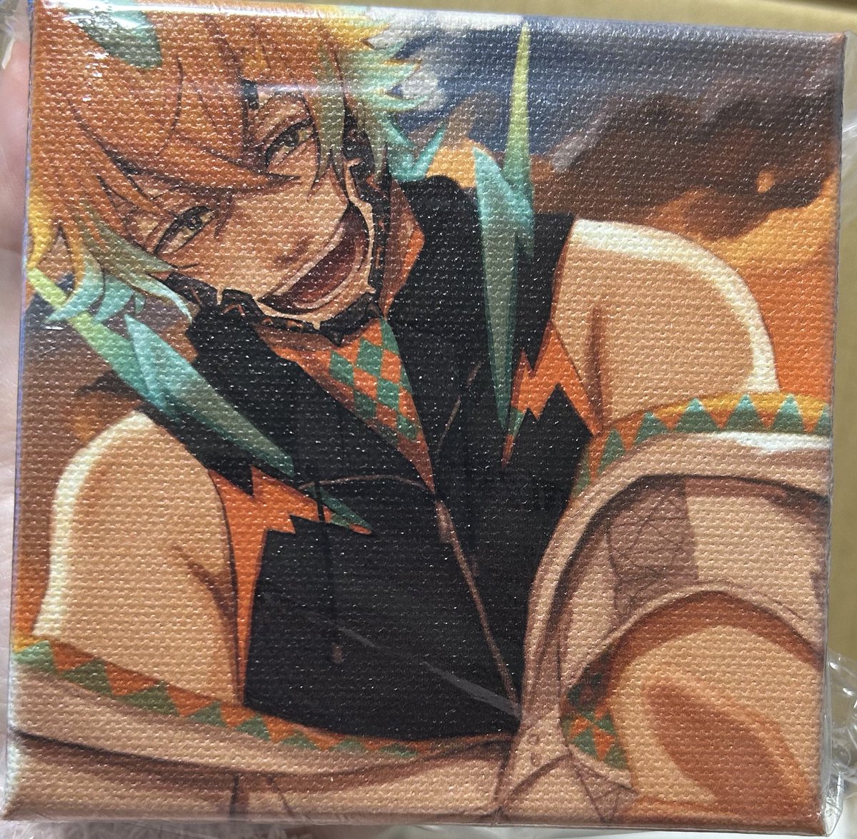 murota883's tweet photo. キャンバスイラスト届きました！10x10なので可愛いサイズです☺️質感もめちゃよい https://t.co/AfdgCUfBlE
