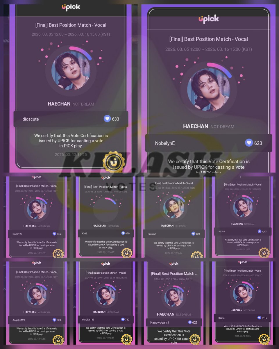 KFlash : Selling KPOP Votes tweet media