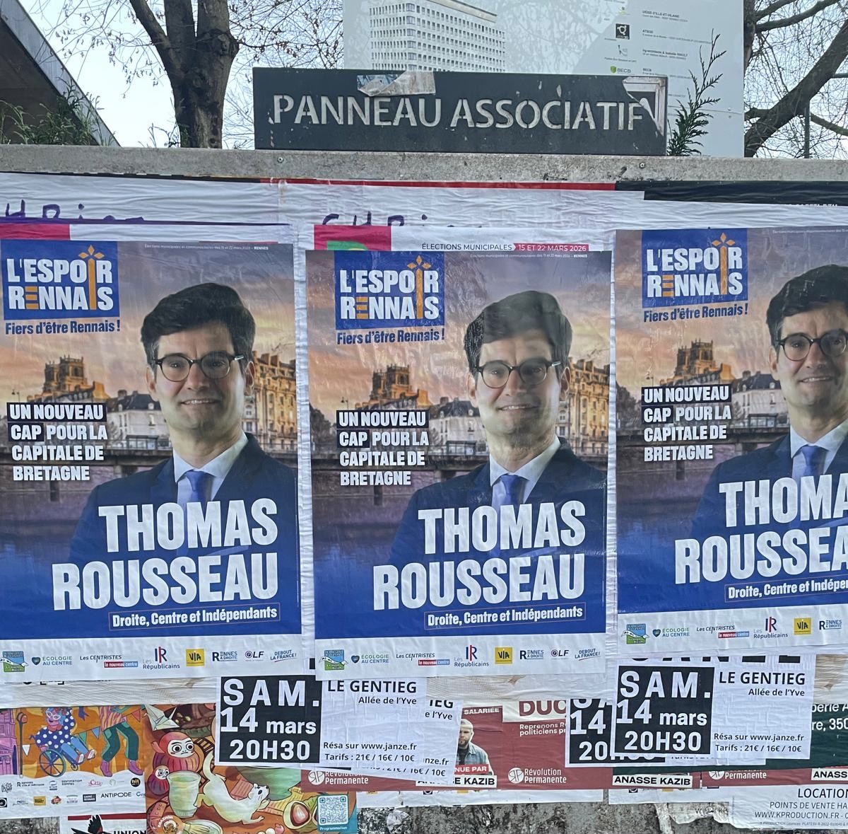 ThomasR2020's tweet photo. Formidable mobilisation de la droite rennaise avant le 1er tour, aux côtés des Rennais, matin, midi et soir ! Le 15 mars 2026, avec l’⁦@EspoirRennais⁩ reprenons la capitale de Bretagne et changeons de système. https://t.co/3nd1GnyWf7