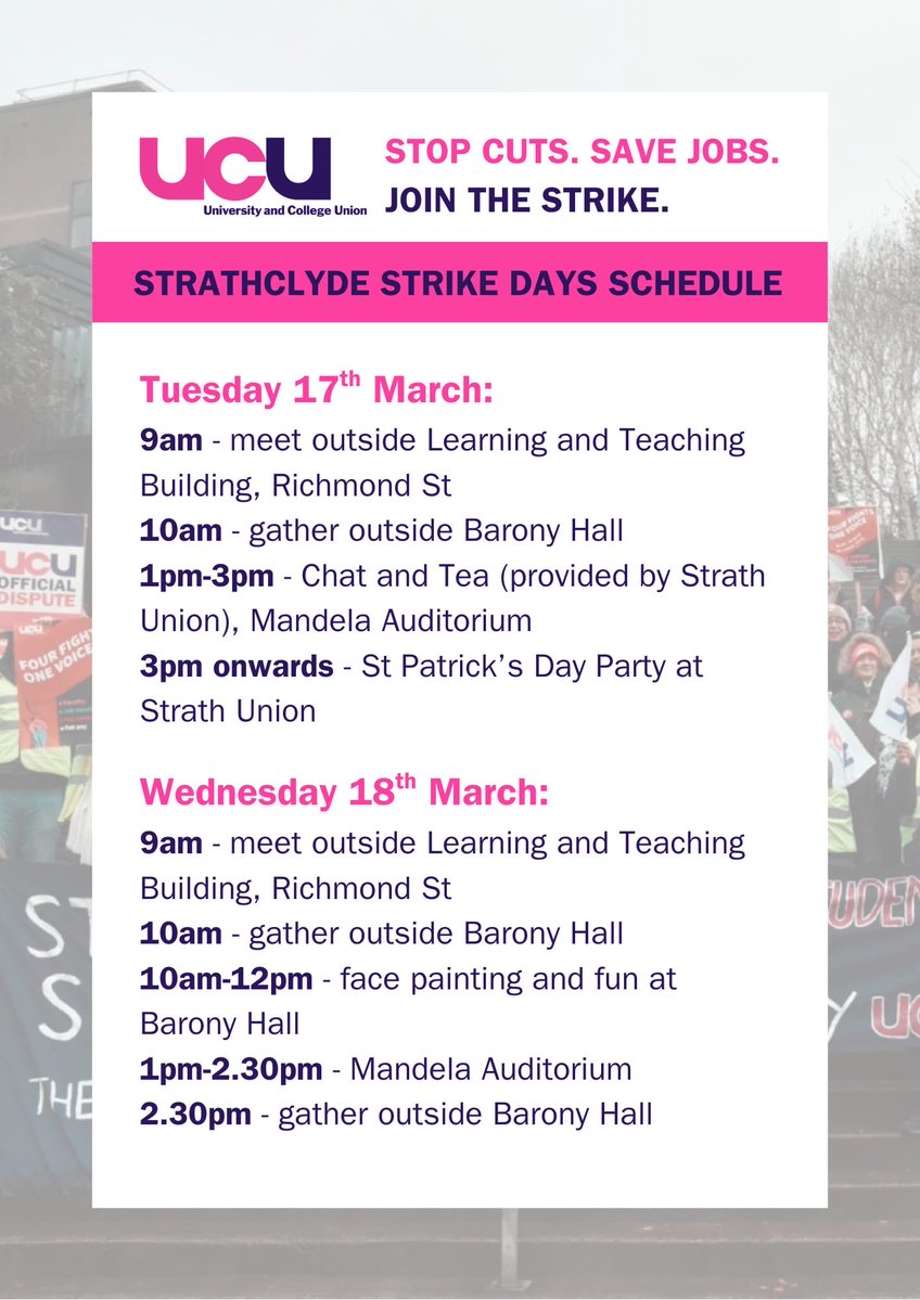 Strathclyde UCU tweet media