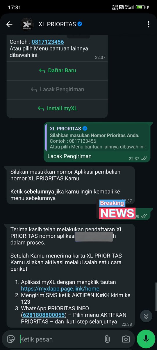 licklikey's tweet photo. xl prio ku sudah seminggu ga dateng-dateng.
tutoor  gmna cara lacaknya. 
 #xlprioritas https://t.co/5LP2J2cTCR