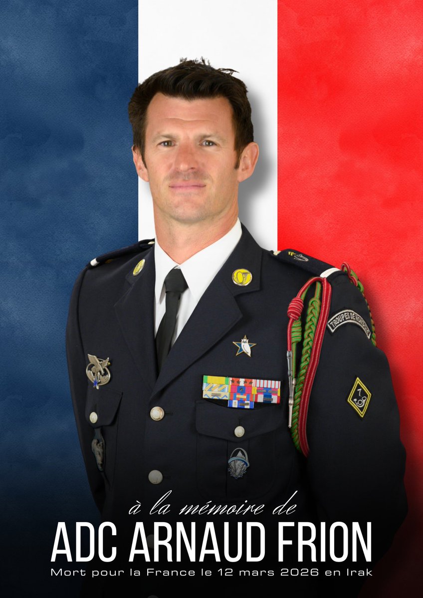 Hommage ému à l’adjudant-chef Arnaud Frion, mort pour la France.

Nos condoléances vont à sa famille et à ses proches.

Et notre soutien à ses frères d’armes blessés.

Les hommes et les femmes qui risquent leur vie pour nous défendre sont l’honneur de la nation.