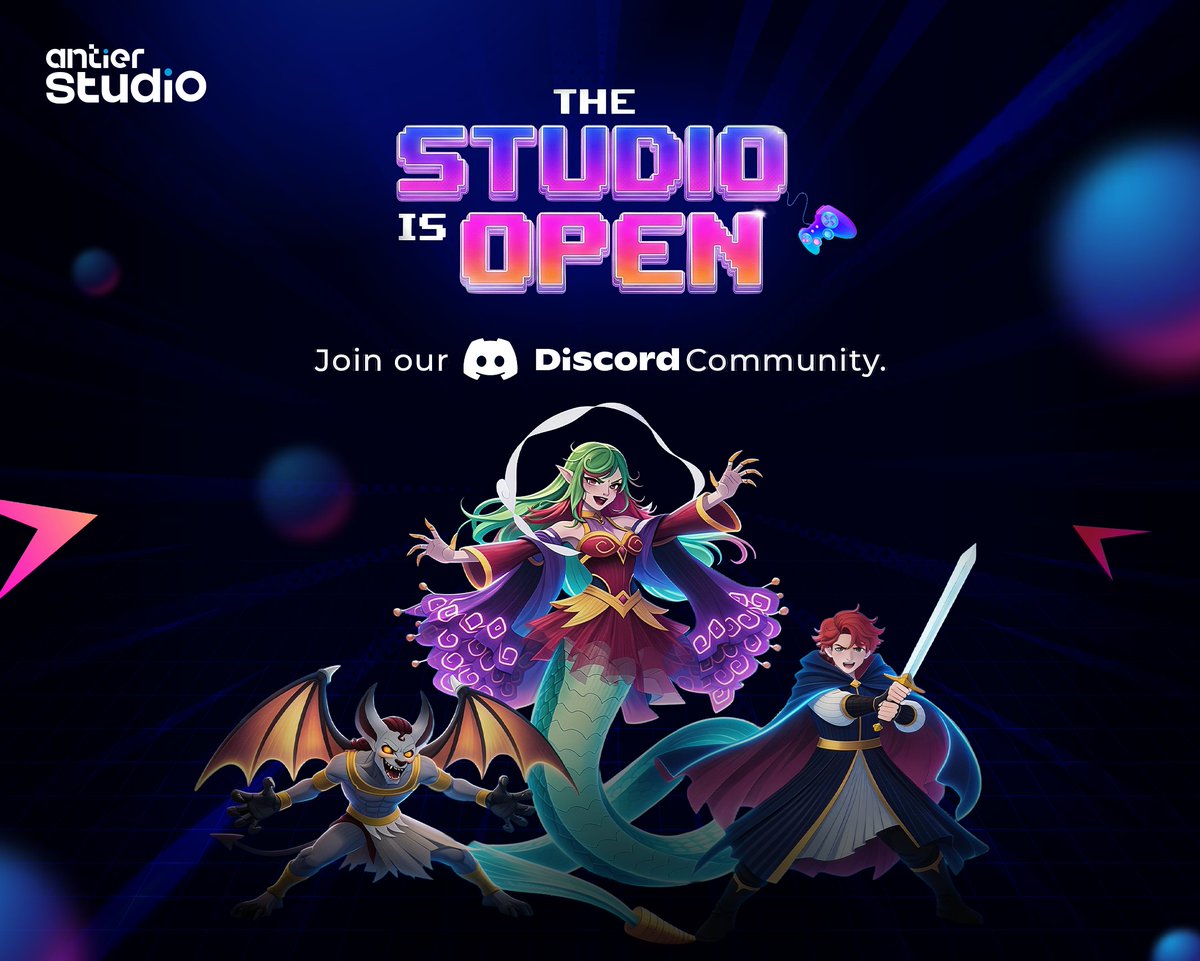 Antier Studio is now on Discord.
A place for gamers, builders, and creators to connect with our team, talk game dev, and get early insights into what we’re building.
If you love games and immersive worlds you should be here.
Join us → discord.gg/hwV43pwm