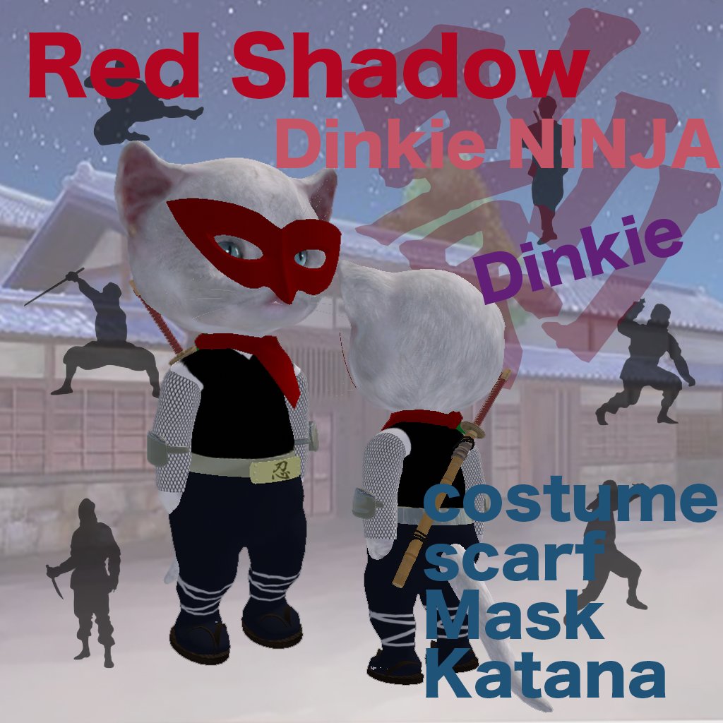 Hanahana_Hax's tweet image. #TINYLAND より新商品のお知らせです
#Dinkie 用コスチューム #redshadow ＃忍者 
最近TVerでハマったドラマの懐かしいバージョンです

maps.secondlife.com/secondlife/Urb…
marketplace.secondlife.com/p/TL-Red-Shado…