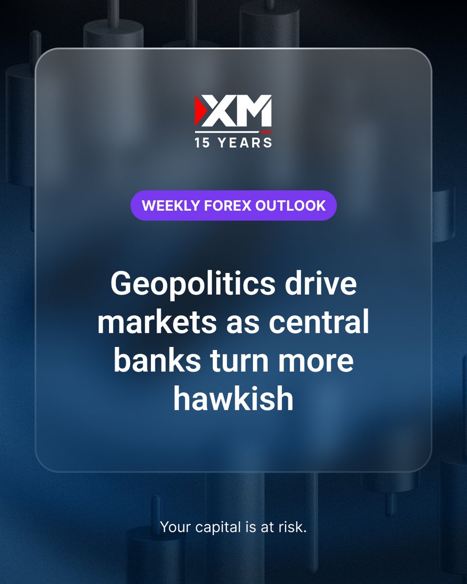 XM_COM's tweet image. #Geopolitics dictate market sentiment; #Equity weakness could persist while #cryptos benefit; #USD strength could linger, will #gold follow suit? Seven CBs meet next week; #RBA is closest to a rate hike; #Fed &amp;amp; ECB to remain cautious.
 
Our #WeekAhead analysis 👉