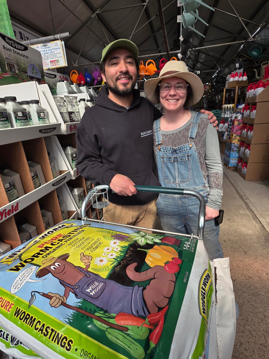 Worm castings are an excellent choice for refreshing your garden soil in spring.