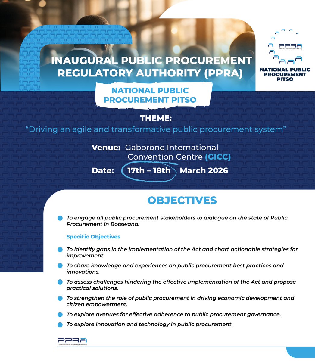 PUBLIC PROCUREMENT REGULATORY AUTHORITY tweet media