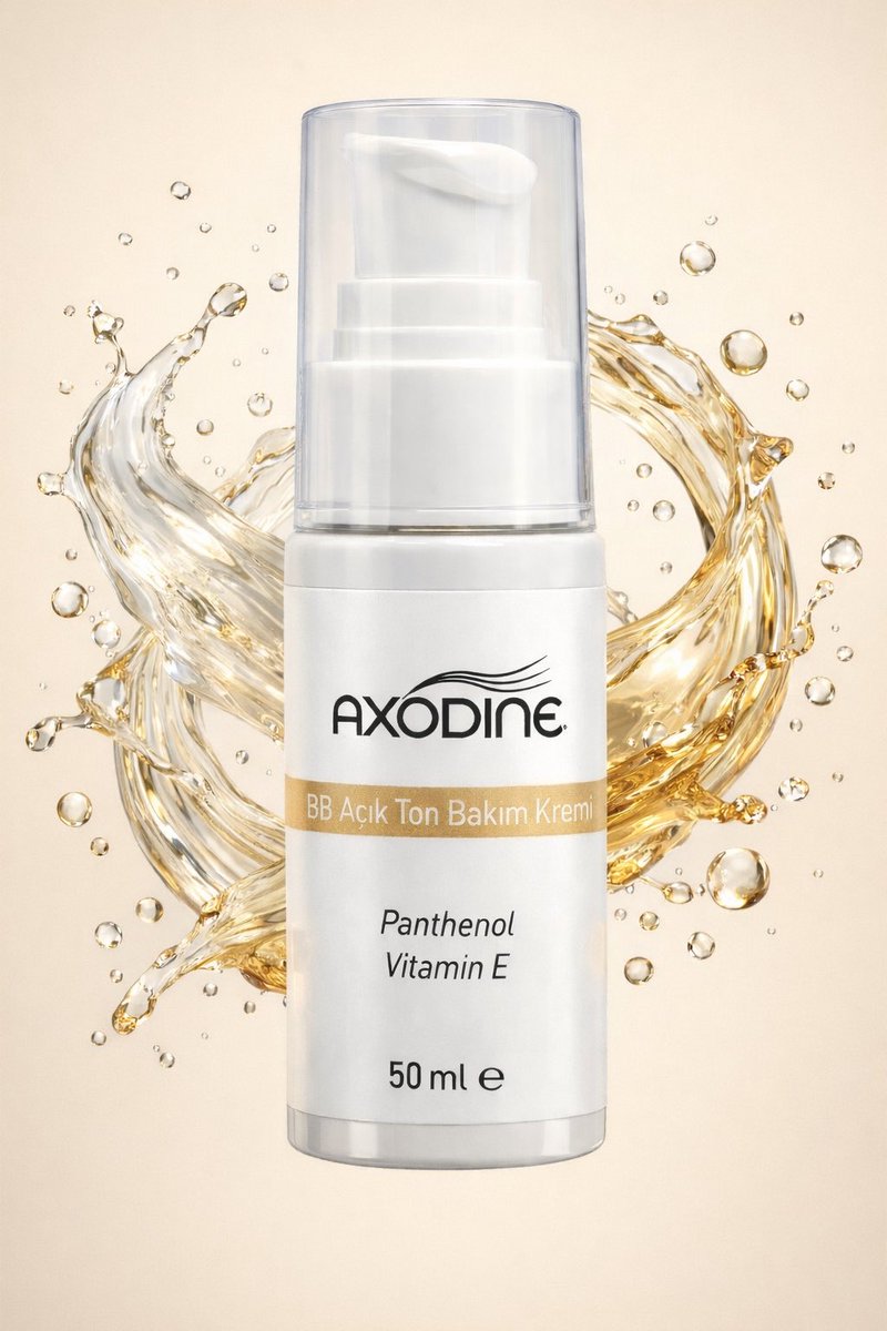 Cildinle uyum sağlayan doğal bir ışıltı…  

AXODINE BB Açık Ton Bakım Kremi, cildine sadece renk vermekle kalmaz; aynı zamanda bakım yapar.  
İçeriğindeki Panthenol ve Vitamin E sayesinde cildin gün boyu nemli, pürüzsüz ve canlı görünür.
