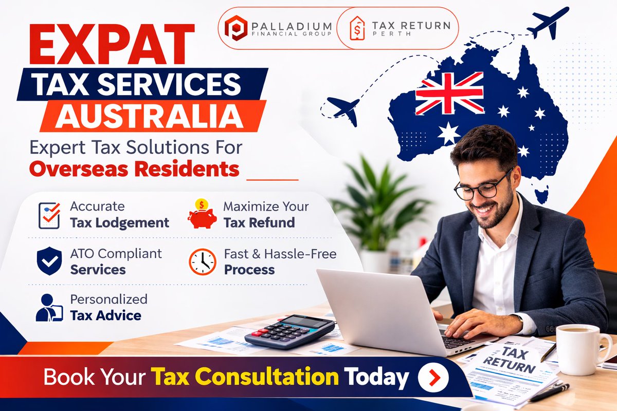 taxreturnperth's tweet photo. 🌏 Living overseas but still need to lodge your Australian tax return? 🇦🇺
Our Perth tax experts help Australians abroad file accurately &amp; on time.
📞 0482 091 547
🌐 https://t.co/wYOg4V7AVk

#AustralianTaxReturn #TaxReturnPerth #AustralianExpats #TaxHelpAustralia #PerthAccountant https://t.co/BgDHL3QgOl