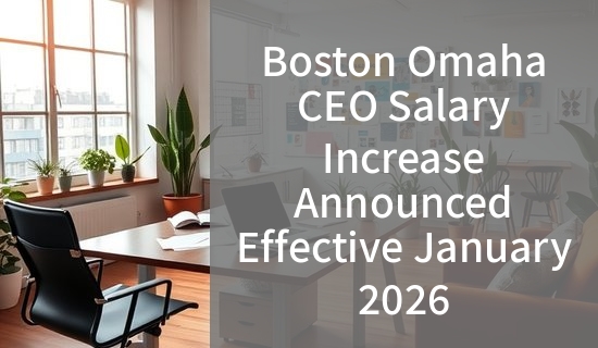 visufinance's tweet photo. $BOC - Boston Omaha's Compensation Committee approved a salary increase for CEO Adam K. Peterson to $739,000 per year, effective retroactively from January 1, 2026.

Read more on https://t.co/118Y7OLnxe https://t.co/2BnFYVJsvC