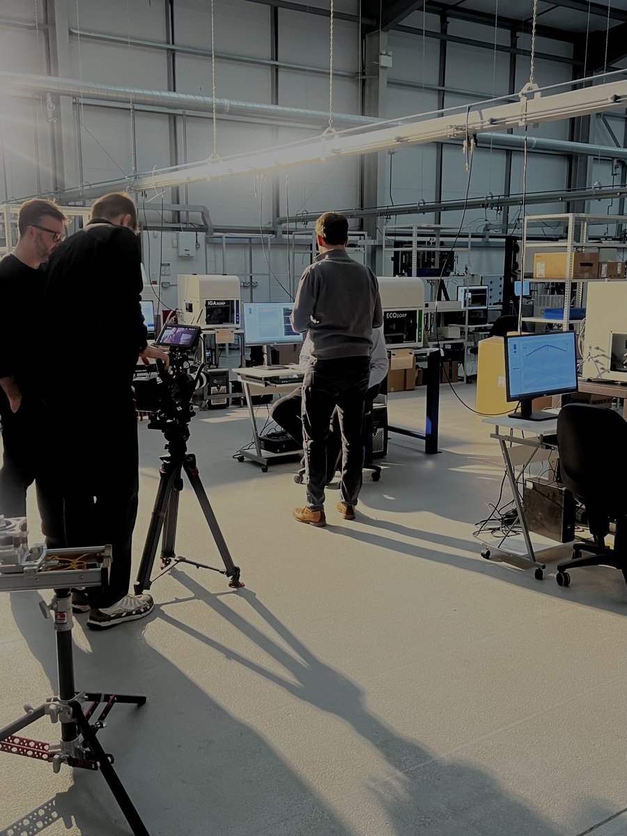 HidenIsochema's tweet image. Recently we worked with Eight Engines to film a new company overview video highlighting the work we do at Hiden Isochema.

Huge thanks to our team who took part in the filming - looking forward to sharing the final video soon...🎥

#BehindTheScenes #VideoProduction #Sorption
