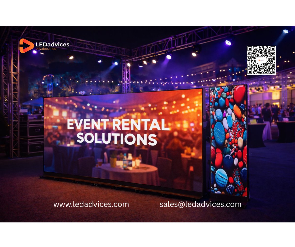 HughMak's tweet image. Create big visual moments with flexible LED Poster displays.

6 posters combined for a seamless video wall + 1 independent display for branding or content.

Perfect for events, exhibitions, launches and stage backdrops.

#LEDposter #EventLED #AVtech #EventProduction  #StageVisual