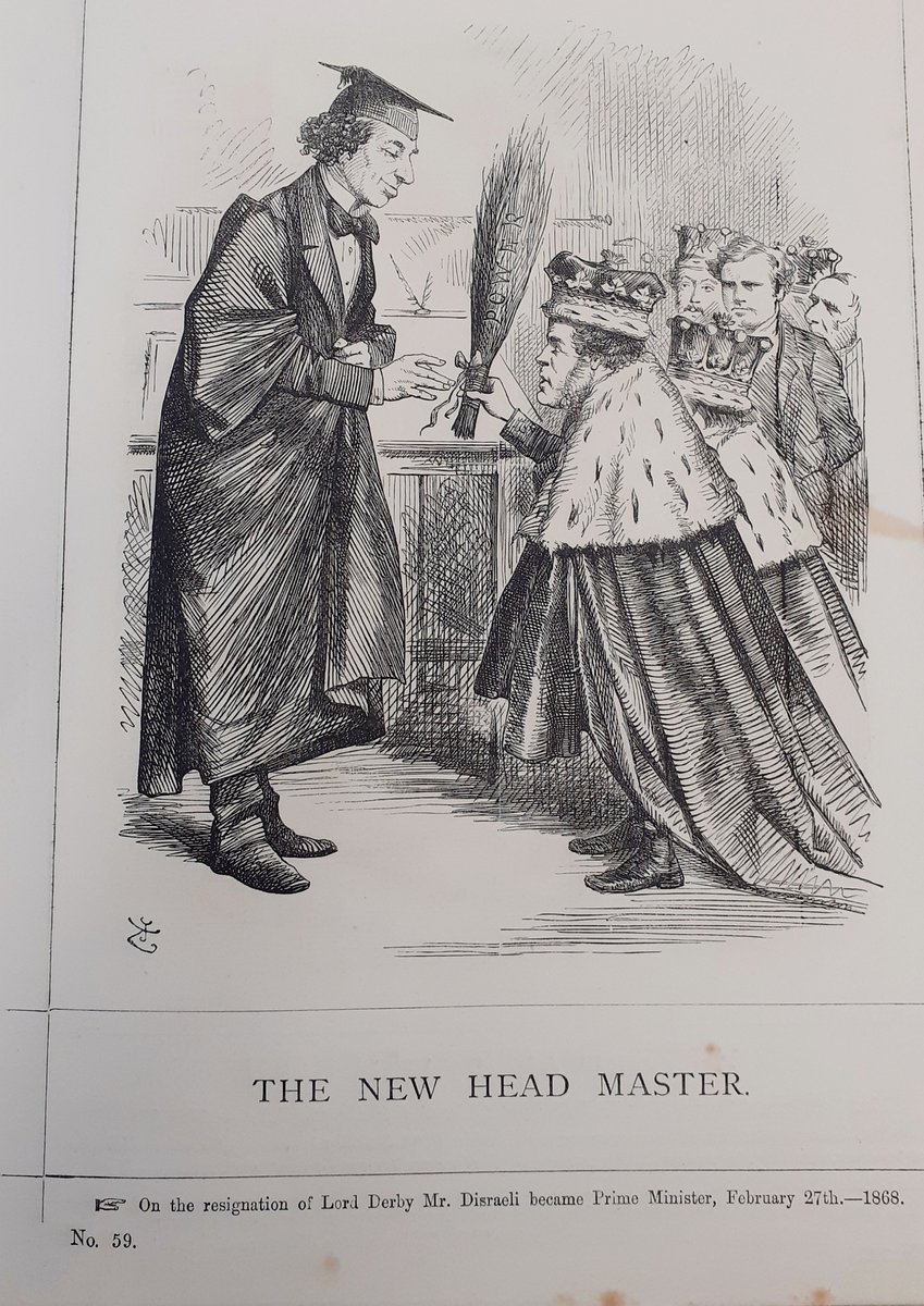 HLHArchives's tweet photo. Collection of 'Mr Punch' cartoons lampooning Benjamin Disraeli, Conservative politician and Prime Minister of Great Britain (briefly in 1868 and then again between 1874-1880).

d.1878.

(CL/B/45/8)

#lochaber #archives #satire #politics #humour #HLH #history https://t.co/3Wq5L5mxU1