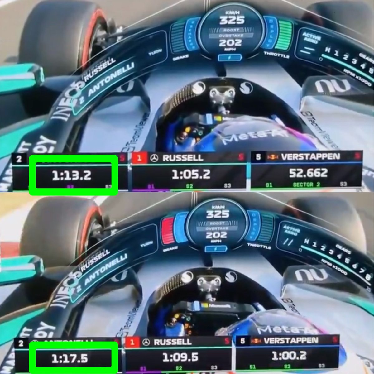 Formula God tweet media