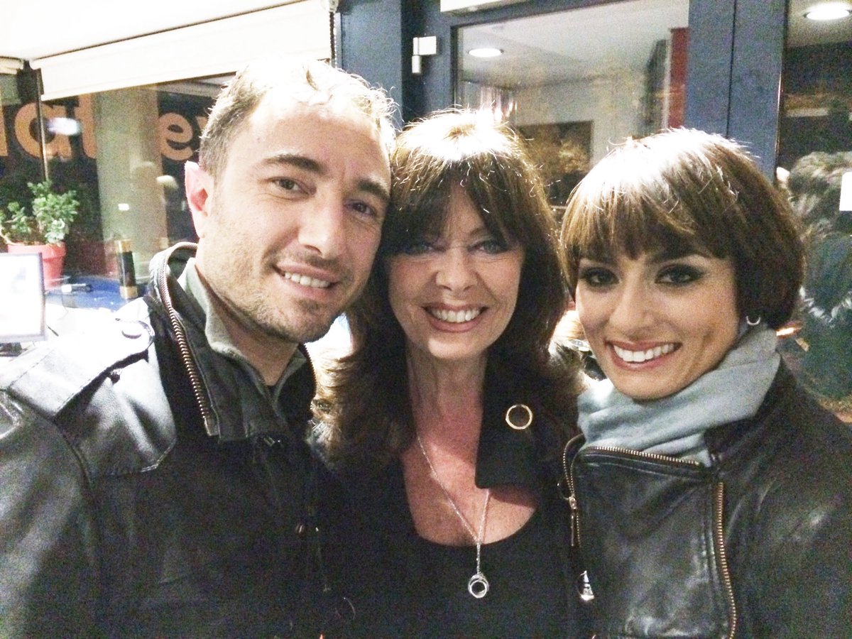 vickimichelle's tweet photo. Happy Birthday Beautiful Flavia Cacace-Mistry. Brilliant dance champion. Love watching her dance with Vincent Simone. Great memory meeting up after their “Dance til Dawn” show. Have a fabulous day. @FlaviaCacace @vincentsimone #LastTango #MidnightTando #TangoModerno #FridayVibes https://t.co/gZfZLxy0lL