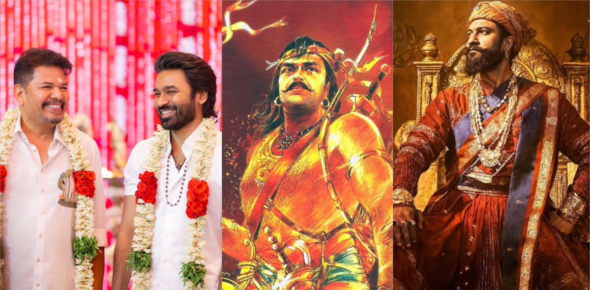 CinemaWithAB's tweet photo. As Per VP,
#Dhanush is almost finalized in the lead role for #VelPari but Shankar is asking almost 2 Years of Dates from Dhanush✌️

Also Shankar is in talks with Bollywood star #VickyKaushal (Chaava Fame) for another Hero role🤝 https://t.co/cDuFmFVLKw