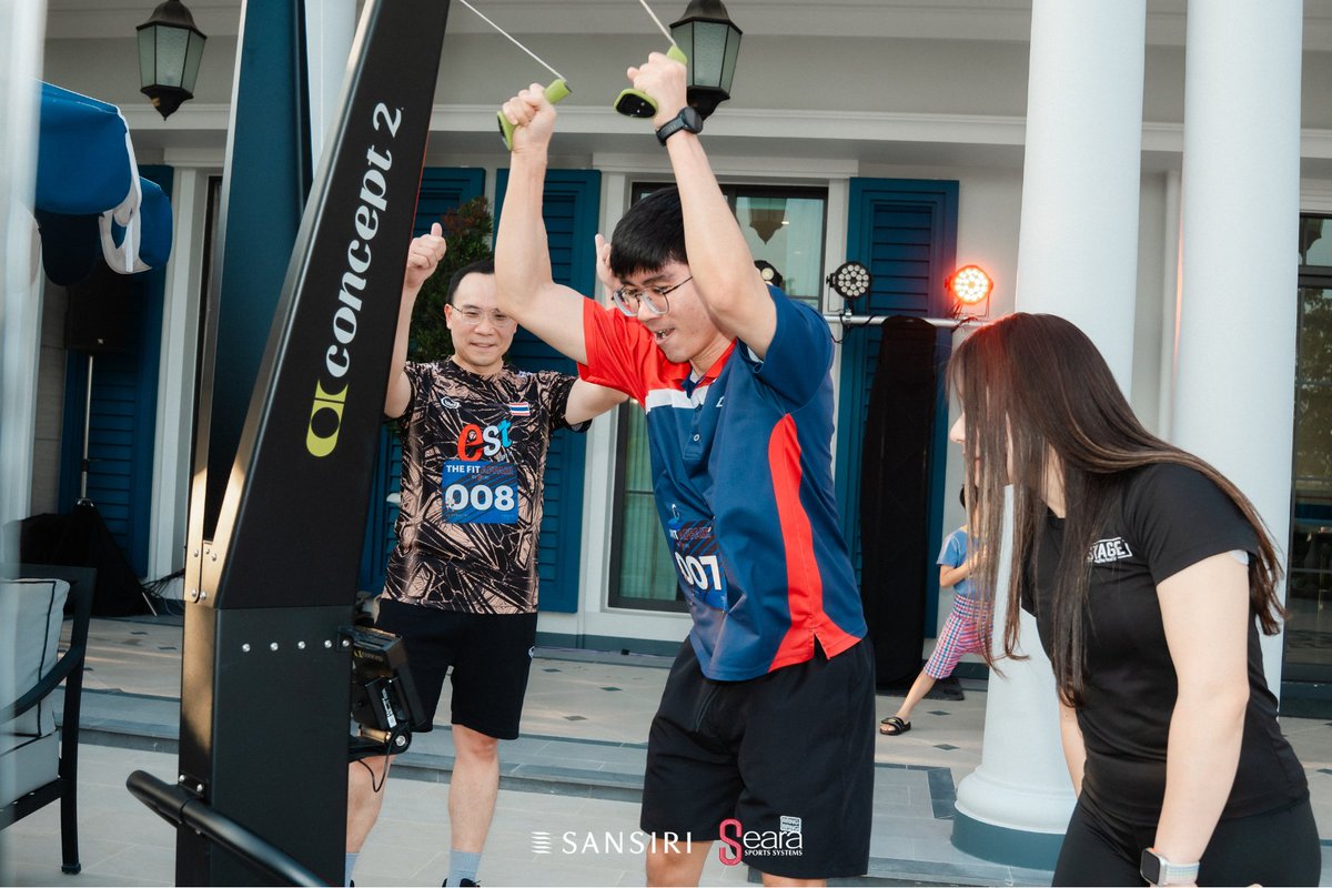 searasportsth's tweet photo. SEARA x @SansiriPLC : The Fit Affair @ เศรษฐสิริ วัชรพล-เทพรักษ์ 💪

กิจกรรม Mini HYROX รูปแบบ Hybrid Training ที่ท้าทายทั้งพละกำลังและความแข็งแกร่งของจิตใจ

#SearaSports #เศรษฐสิริ #วัชรพล #เทพรักษ์ #Setthasiri #Watcharapol #Theprak #SansiriCommunity #Sansiri https://t.co/T1HLVfd2I4