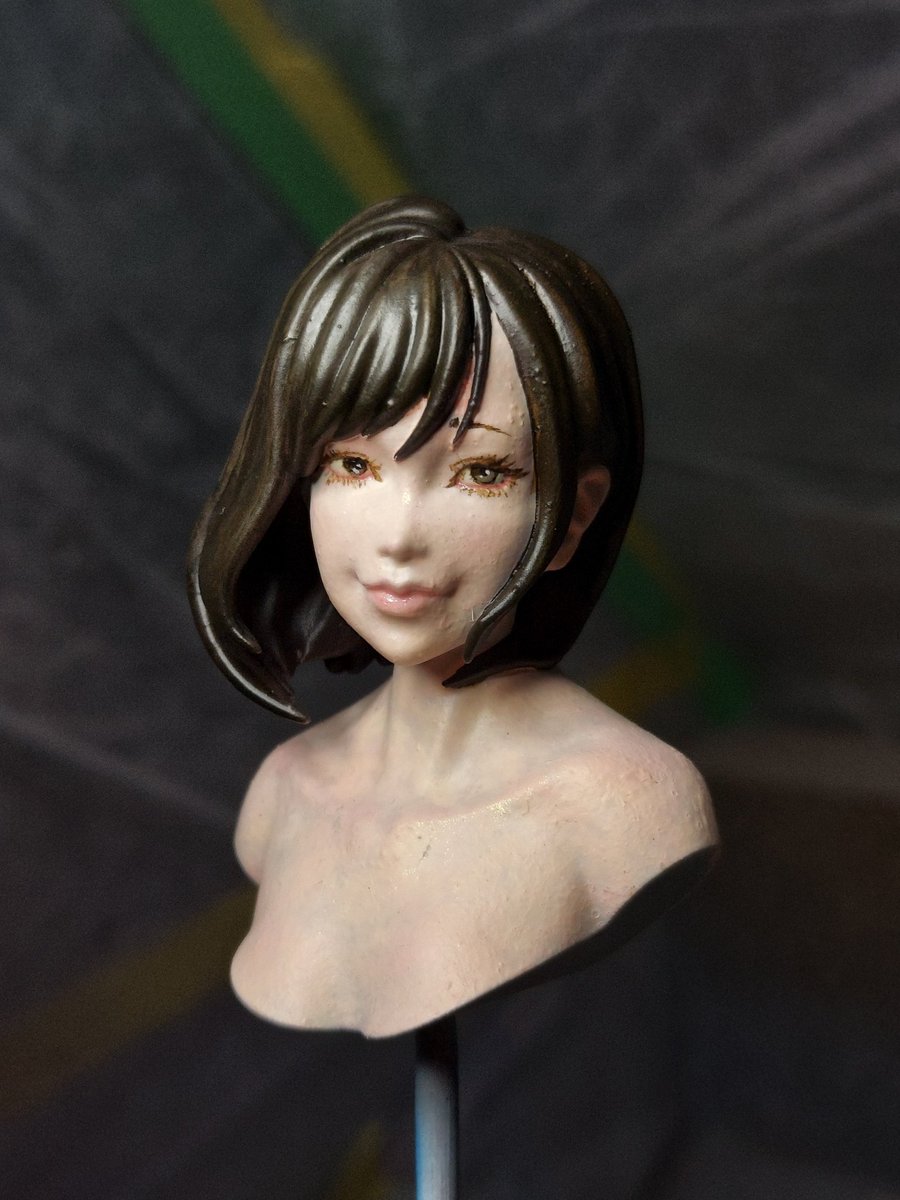 shiormaru_460's tweet photo. オリジナルの胸像(名称未定)
2時間くらいかけて塗ってみました
全1パーツ5cm500円
このキットの売上げはArTreeさんへ募金させていただきます
よろしくお願いいたします https://t.co/o85xrGW6Jz