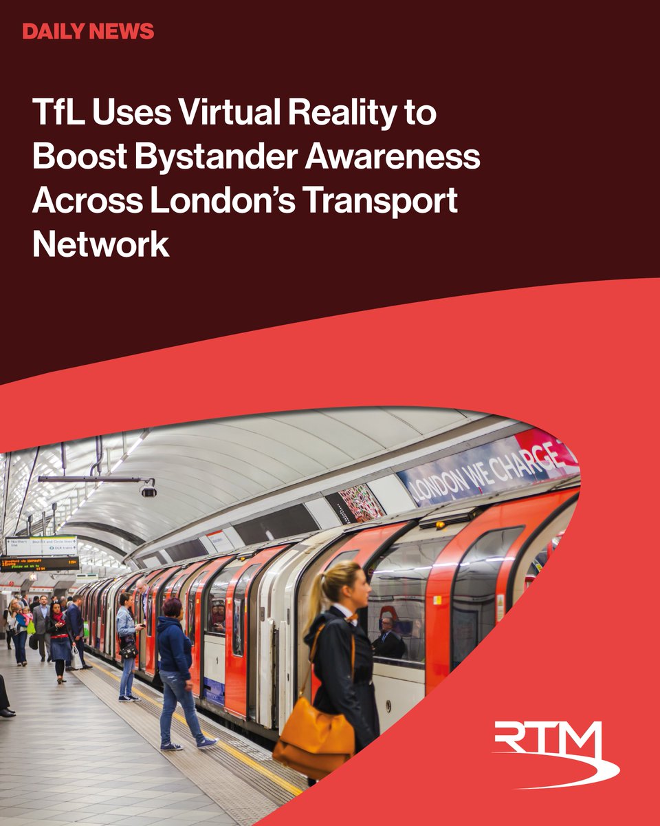 🚨 TfL announces VR training that shows EXACTLY how to help someone being harassed on public transport… and Londoners are shocked by what they learn! 👀

Want to know how VR is teaching passengers to safely step in? 🔗👇

railtechnologymagazine.com/articles/tfl-u…

<a href="/TfL/">TfL</a>  <a href="/BTP/">British Transport Police</a>  <a href="/metpoliceuk/">Metropolitan Police</a> 

#TfL