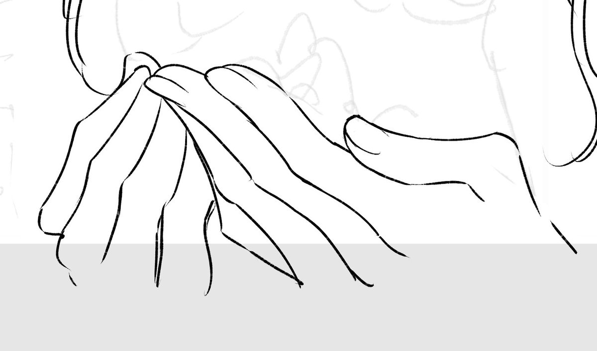 今日はひたすら手を描いてる 