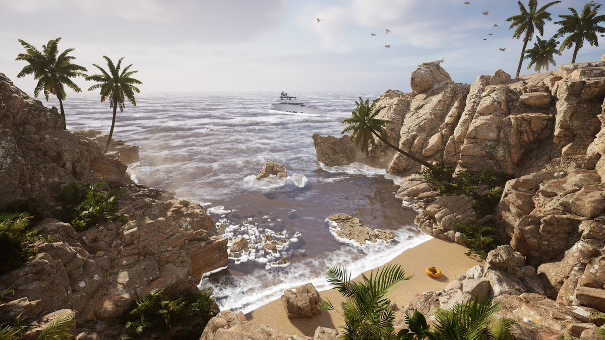 AJ_Studios_AV's tweet photo. Every rock, wave, and shadow is part of a bigger vision, creating immersive environments people can explore and experience.

At @AJ_Studios_AV we believe the future belongs to builders who refuse to cut corners.

If you discovered a hidden island like this… what would you explore first?👀