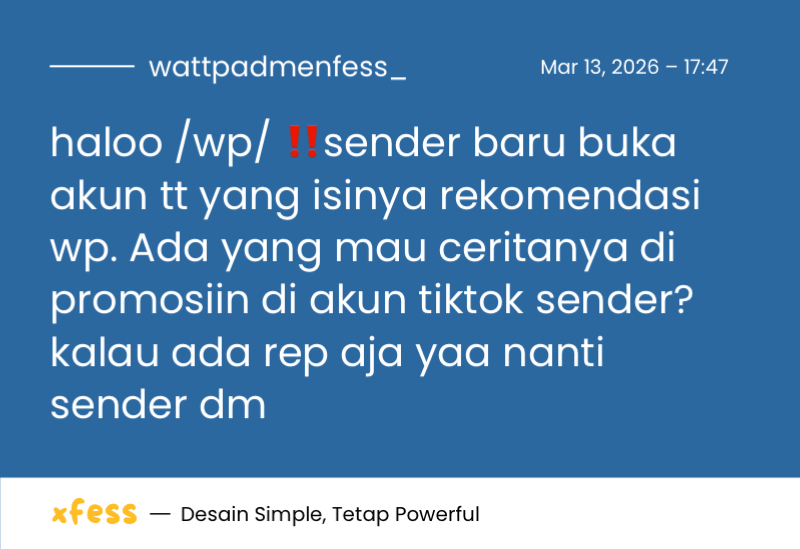 wattpadmenfess_'s tweet photo. haloo /wp/ ‼️open promosi wattpad‼️ https://t.co/KDa5dlX4xW