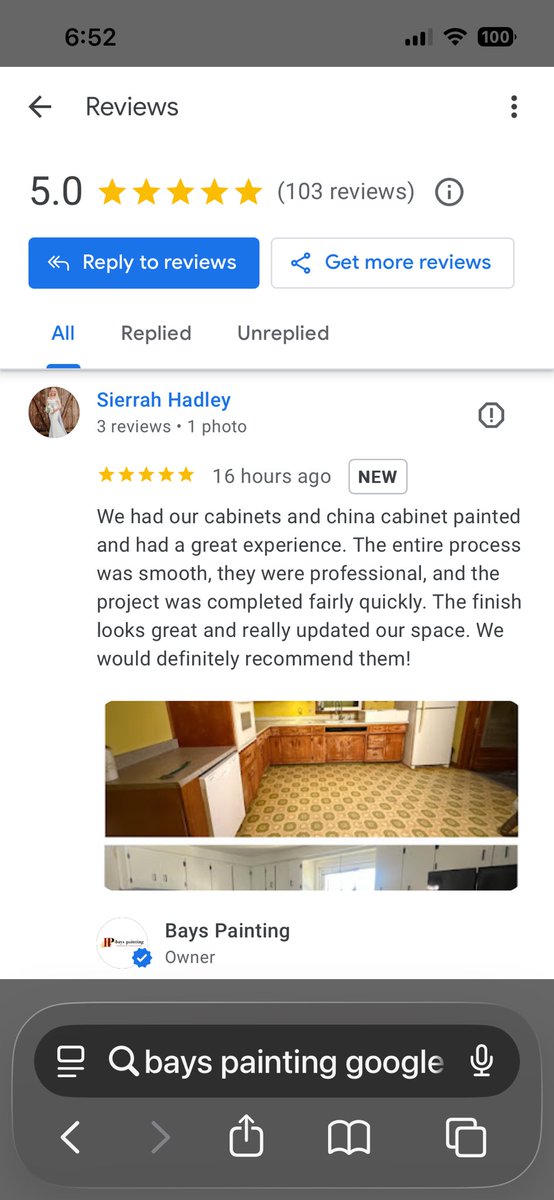 Check out these before and after pics of Sierrah Hadley’s kitchen! 

Check out what she had to say below …

Looking to update your kitchen cabinets? 

Contact us today for a FREE estimate!

BaysPainting.com
