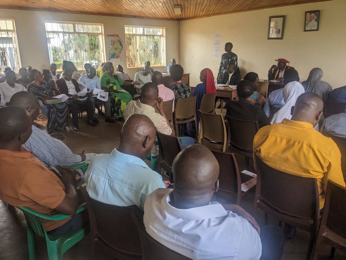 Bugiridistrict's tweet photo. District council meeting underway in the chambers. Key agenda item: Tabling the 2026/27 District Programmes Budget and Annual Work Plans before Council. https://t.co/VhUo6BZLWQ